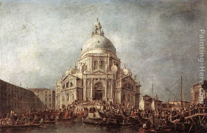 Francesco Guardi The Doge at the Basilica of La Salute